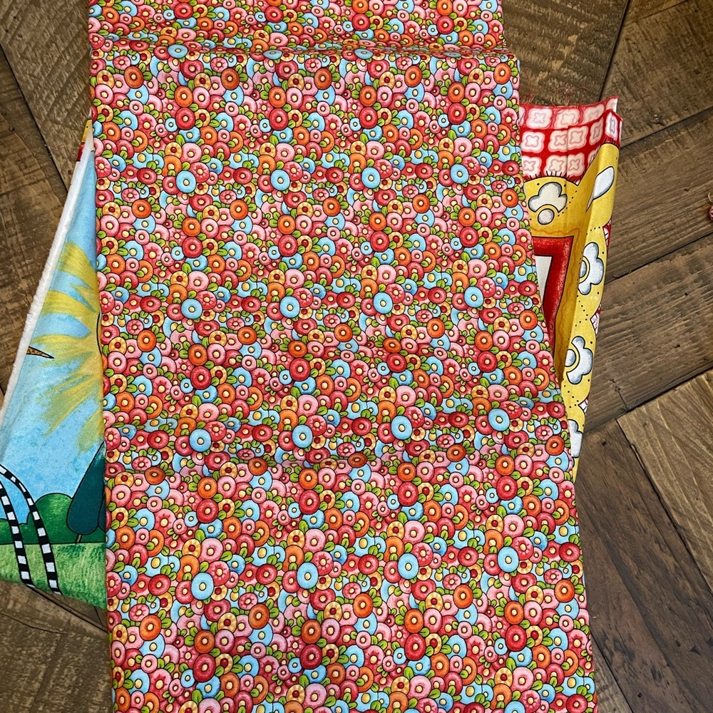 Mary Englebreit one yard of fabric and adorable panel.